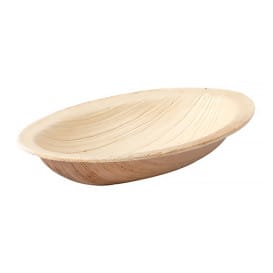 Minibol Ovalado Hoja de Palma 9x6x1,5cm (25 Uds)