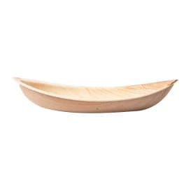 Barqueta Hoja de Palma 21x11x4cm (25 Uds)