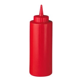 Peras para Salsas Plástico Rojo 360ml (72 Uds)