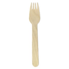 Tenedor de Madera Eco 16cm (1.000 Uds)