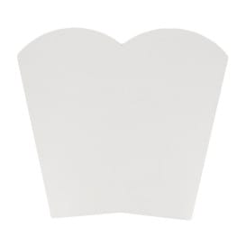 Caja Palomitas Grande Blanca 150 gr 8,7x13x20,3cm (25 Uds)