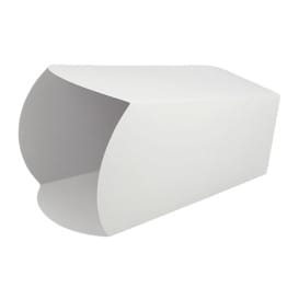 Caja Palomitas Mediana Blanca 90 gr 7,8x10,5x18cm (350 Uds)