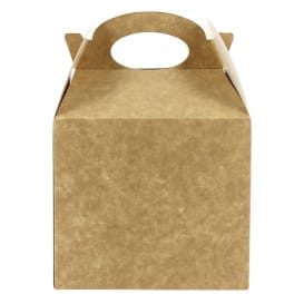 Caja de Menu Kraft 131x131x115mm (25 Uds)