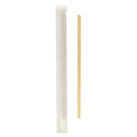 Agitador para Cafe de Madera Enfundado 140mm (500 Uds)