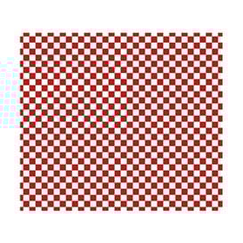Envuelta Antigrasa “Vichy” Rojo 31x35cm (1.000 Uds)
