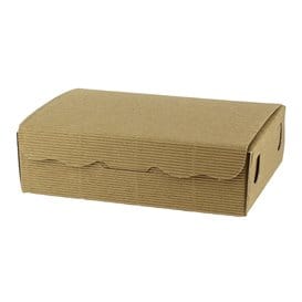 Caja para Dulces y Bombones Kraft 20x13x5,5cm 1000g (500 Uds)