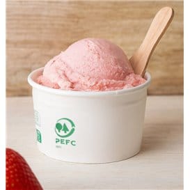 Tarrina de Cartón para Helados Ecológica 100ml (65 Uds)
