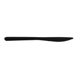 Cuchillo Reutilizable PP Mineral “Hércules” Negro 185mm (50 Uds)