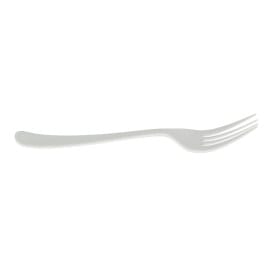 Tenedor Reutilizable PP Mineral “Gaia” Blanco 190mm (10 Uds)