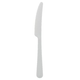 Cuchillo Reutilizable PP Mineral “Gaia” Blanco 197mm (200 Uds)