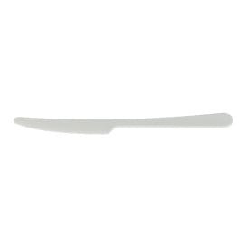 Cuchillo Reutilizable PP Mineral “Gaia” Blanco 197mm (200 Uds)