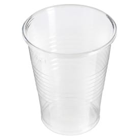 Vaso de Plástico PP Transparente 240ml Ø7,34cm (100 Uds)