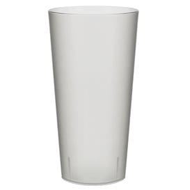 Vaso Reutilizable de Plástico PP Translúcido 400ml (14 Uds)