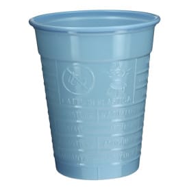 Vaso de Plástico PS Azul Claro 200ml Ø7cm (1.500 Uds)