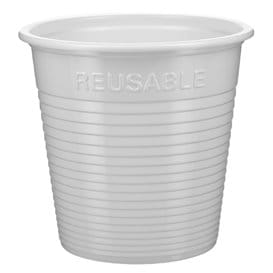 Vaso Reutilizable Económico PS Blanco 160ml (450 Uds)
