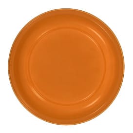 Plato Hondo Reutilizable Económico PS Naranja Ø20,5cm (25 Uds)