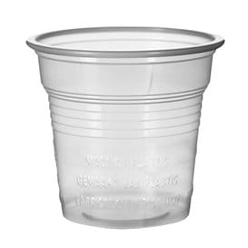 Vaso de Plástico PS Transparente 80ml Ø5,7cm (50 Uds)