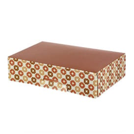 Caja para Dulces y Bombones Coral 22x15x6cm (600 Uds)