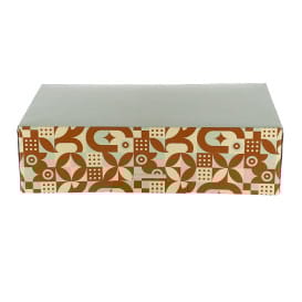 Caja para Dulces y Bombones Menta Chocolate 22x15x6cm (600 Uds)