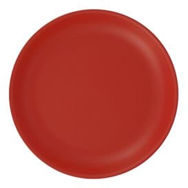 Plato Reutilizable Durable PP Mineral Rojo Ø21cm (54 Uds)