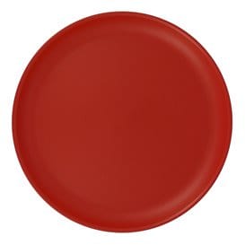 Plato Reutilizable Durable PP Mineral Rojo Ø27,5cm (6 Uds)