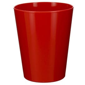 Vaso Reutilizable Durable PP Mineral Rojo 330ml (72 Uds)