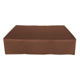 Mantel de Papel Cortado 1,2x1,2 Metro Marrón 40g (300 Uds)