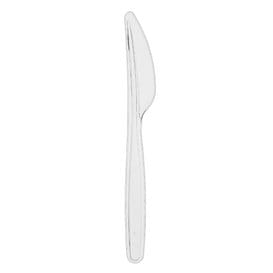 Cuchillo de Plástico PS Reutilizable Transparente 18cm (20 Uds)