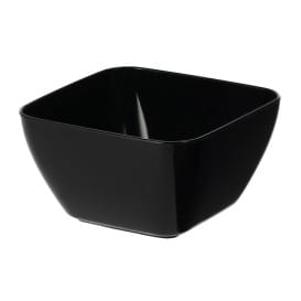 Bol de Plástico Degustacion Negro 5x5x3 cm 75ml (20 Uds)