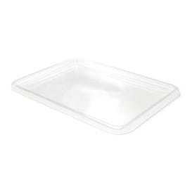 Bandeja Reutilizable PET Transparente 35x24cm (10 Uds)