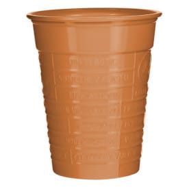 Vaso de Plástico PS Naranja 200ml Ø7cm (1.500 Uds)