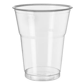 Vaso Reutilizable PS "Diamant" Cristal 300ml Ø8cm (25 Uds)