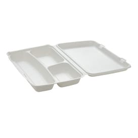 Envase MenuBox Caña de Azúcar Blanco 3C 380x483x61,5mm (100 Uds)