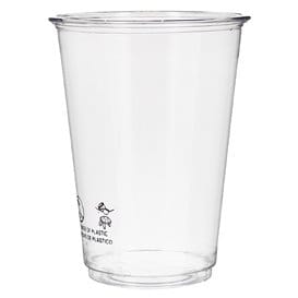 Vaso de Plástico Rígido de PET 9Oz/280ml Ø7,5cm (50 Uds)