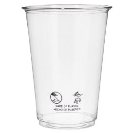 Vaso de Plástico Rígido de PET 9Oz/280ml Ø7,5cm (50 Uds)