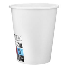 Vaso Cartón 9 Oz/280ml Blanco Ø8,1cm (600 Uds)