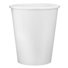 Vaso Cartón 9 Oz/280ml Blanco Ø8,1cm (600 Uds)