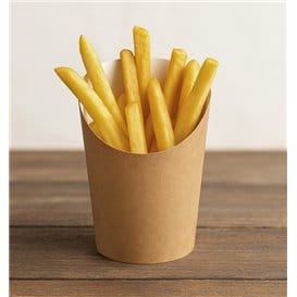 Vaso Desechable Antigrasa Carton Efecto Kraft Pequeño (1320 Uds)