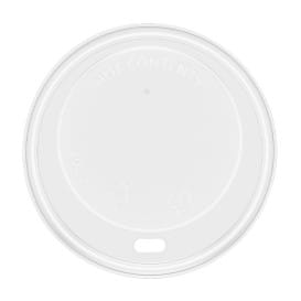 Tapa Travel con Agujero PS para Vaso Cartón Blanca Ø9,0cm (1000 Uds)