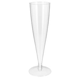 Copa de Plástico para Cava Transparente 150ml 2P (6 Uds)
