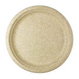 Plato de Pulpa de Trigo Natural Ø26cm (800 Uds)