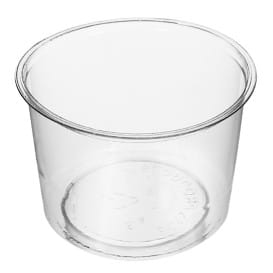 Tarrina PLA Transparente para Salsas 120ml Ø7,0cm (2.000 Uds)