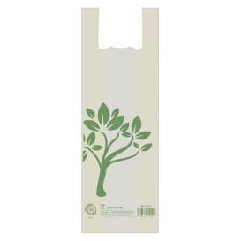 Bolsa Camiseta Pan Home Compost "Be Eco!" 30x60cm (2.000 Uds)