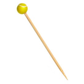 Pinchos de Bambu Decorados Tenis 120mm (100 Uds)