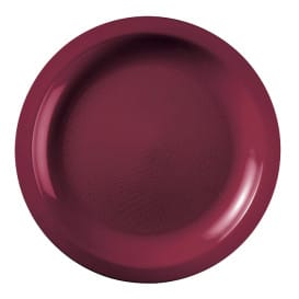 Plato Reutilizable PP Llano Burdeos Round Ø18,5cm (600 Uds)