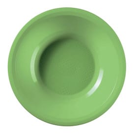 Plato Hondo Reutilizable PP Verde Lima Round Ø19,5cm (50 Uds)