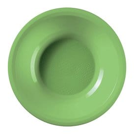 Plato Hondo Reutilizable PP Verde Lima Round Ø19,5cm (600 Uds)