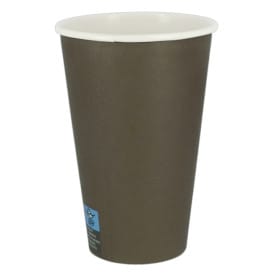 Vaso Cartón 12Oz/360ml Marrón Ø8,0cm (100 Uds)