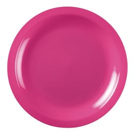 Plato Reutilizable PP Llano Fucsia Round  Ø22cm (50 Uds)