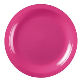 Plato Reutilizable PP Llano Fucsia Round Ø22cm (50 Uds)